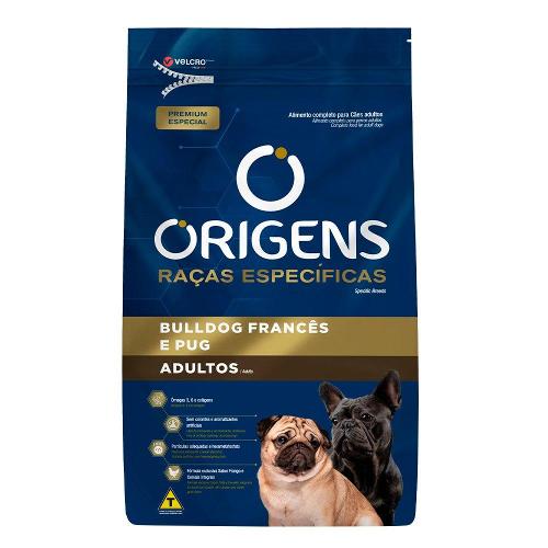 Ração Seca  Premium Especial Raças Específicas para Cães Adultos das Raças Bulldog Francês e Pug