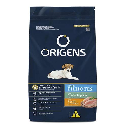 Ração Origens Frango e Cereais Cães Filhotes - 1 Kg