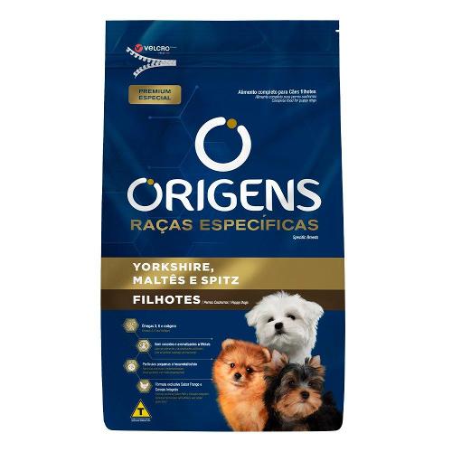 Ração Seca Origens Premium Especial Raças Específicas para Cães Filhotes das Raças Yorkshire, Maltês e Spitz - 10,1 Kg