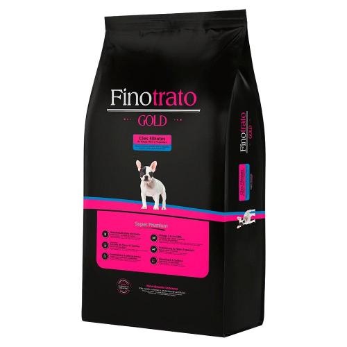 Ração Seca Finotrato Gold Super Premium para Cães Filhotes Raças Mini e Pequenas - 1 Kg