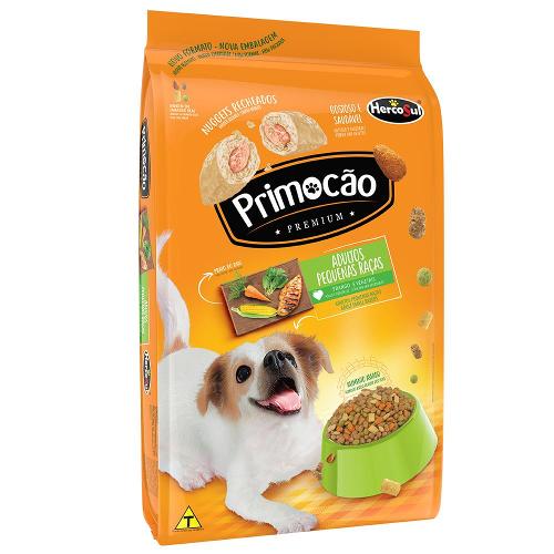 Ração Seca Primocão Premium Original Frango e Vegetais para Cães Adultos de Raças Pequenas - 20 Kg