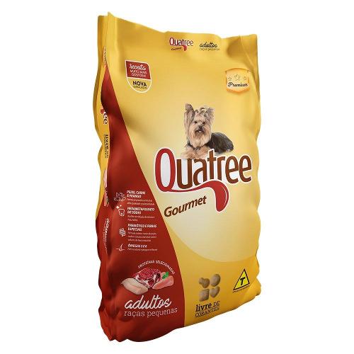 Ração Quatree Gourmet Cães Adultos Raças Pequenas - 3 Kg