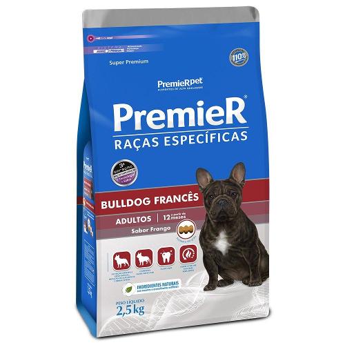Ração Premier Raças Específicas Bulldog Cães Adultos- 2,5 Kg