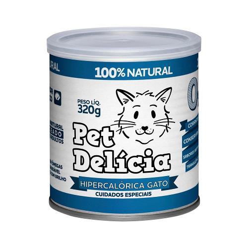 Ração Úmida Pet Delícia Natural Hipercalórica para Gatos - 320 g