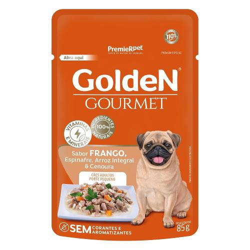 Ração Úmida PremieR Pet Golden Gourmet Frango para Cães Adultos de Porte Pequeno - 85 g