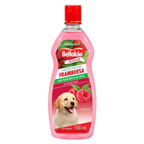 Shampoo Hidratante Bellokão Framboesa Premium - 500 mL