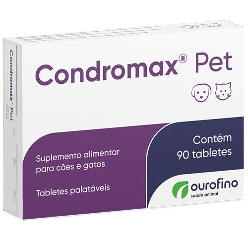 Suplemento Alimentar Ourofino Condromax Pet para Cães e Gatos - 90 Comprimidos