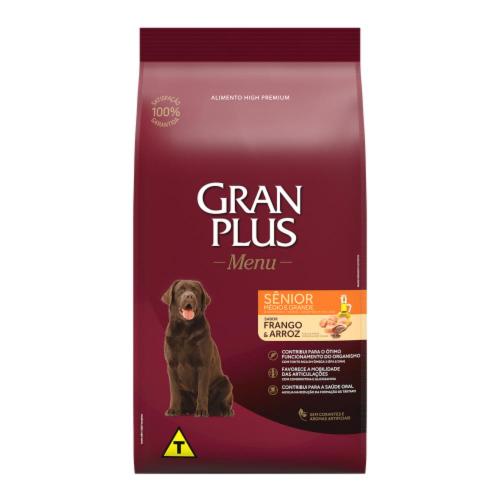 Ração Affinity PetCare Gran Plus Menu Sênior Frango e Arroz para Cães Idosos - 15 Kg