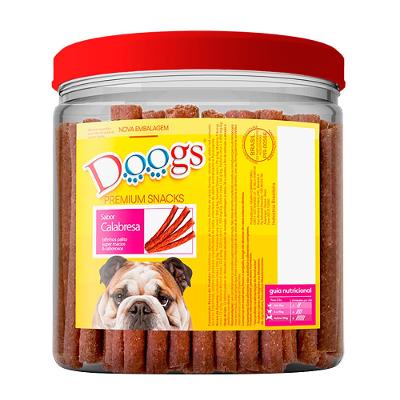 Bifinho em Pote Doogs Palito Calabresa para Cães - 1 Kg
