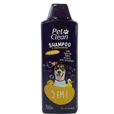 Shampoo Pet Clean 5 em 1 para Cães e Gatos - 700 mL