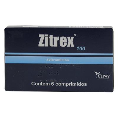 Zitrex 100mg - 6 comprimidos