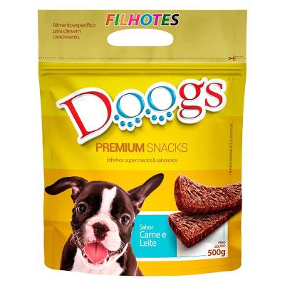 Bifinho Doogs Carne e Leite para Cães - 1 Kg