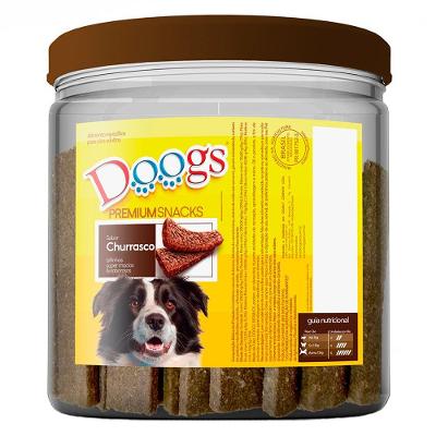 Bifinho em Pote Doogs Churrasco para Cães - 1 Kg