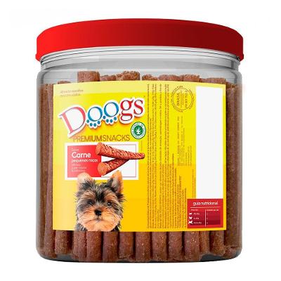 Bifinho em Pote Doogs Premium para Cães Adultos Porte Pequeno Sabor Carne - 1Kg