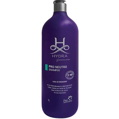Shampoo Pet Society Hydra Groomers PRO Neutro para Cães e Gatos - 1 Litro