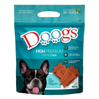 Petisco Doogs Dental Care Filet Mignon para Cães - 400 g