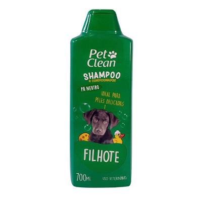 Shampoo e Condicionador Pet Clean 2 em 1 Filhotes - 700 mL