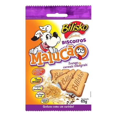 Biscoito Bilisko para Cães Sabor Frango e Cereais - 65g