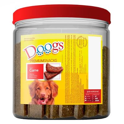 Bifinho em Pote Doogs Premium para Cães Adultos Sabor Carne - 1Kg