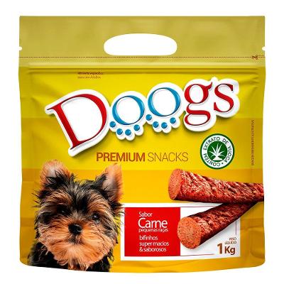 Bifinho Doogs Palito Carne para Cães Raças Pequenas - 1 Kg