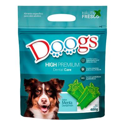 Petisco Doogs Dental Care Menta para Cães - 400 g