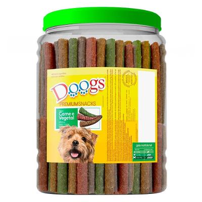 Bifinho Doogs Premium para Cães Adultos Sabor Carne e Vegetais - 2,5Kg