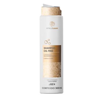 Shampoo Mundo Animal Vitallederm Oil Free para Cães e Gatos - 300 mL
