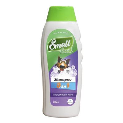 Shampoo e Condicionador Smell Fresh 3 em 1 para Cães e Gatos  - 500 mL