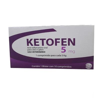 Ketofen Ceva Anti-inflamatório 10 comprimidos - 5 mg