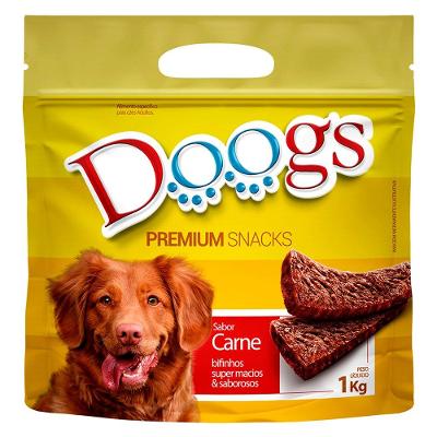 Bifinho Doogs Carne para Cães - 1 Kg