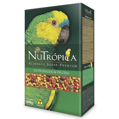 Ração Nutrópica com Frutas para Papagaio - 600 g