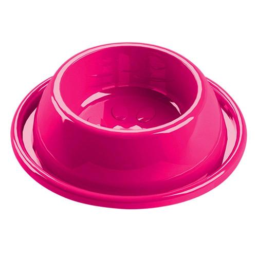 Comedouro Plástico Antiformiga Rosa - Tam. G