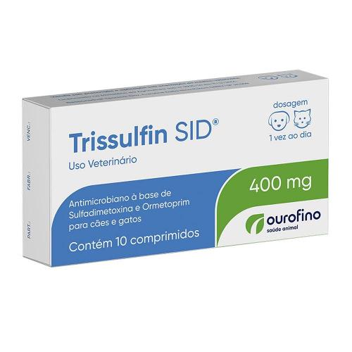 Antimicrobiano Ourofino Trissulfin Sid Cart - 400 mg
