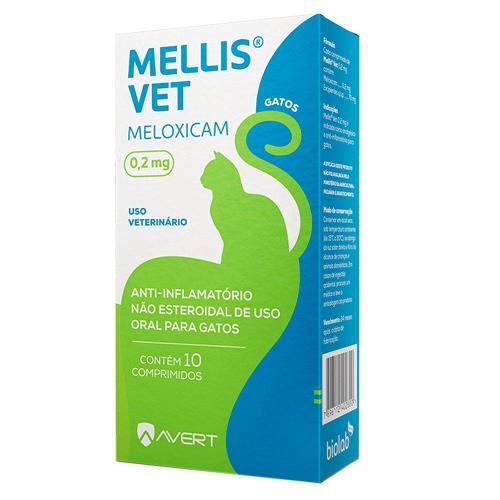 Anti-inflamatório Avert Mellis Vet para Gatos - 0,2 mg