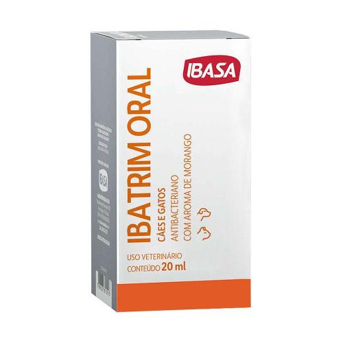 Antimicrobiano Ibatrim Oral para Cães e Gatos - 20 mL