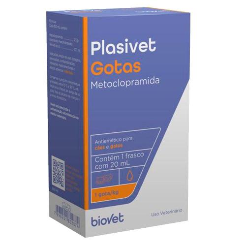 Antiemético Biovet Plasivet em Gotas - 20 mL