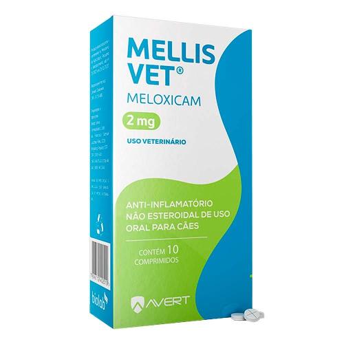 Anti-Inflamatório Avert Mellis Vet para Cães de 10 a 15 Kg - 2 mg