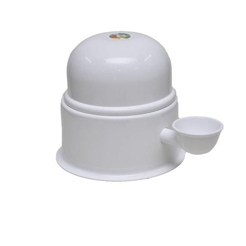 Bebedouro Vida Mansa Alumínio Branco para Raças Pequenas - 1,4 L