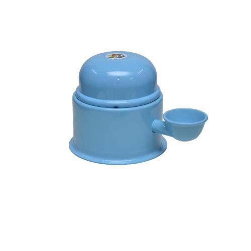 Bebedouro Vida Mansa Alumínio Azul Claro para Raças Pequenas - 700 mL