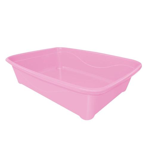 Bandeja Higiênica Furacão Pet Classic Rosa para Gatos - Tam. Único