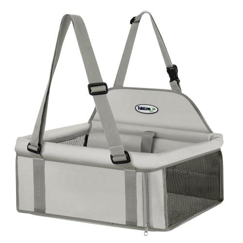 Assento Tubline Transpet Cinza para Cães e Gatos - até 10 Kg