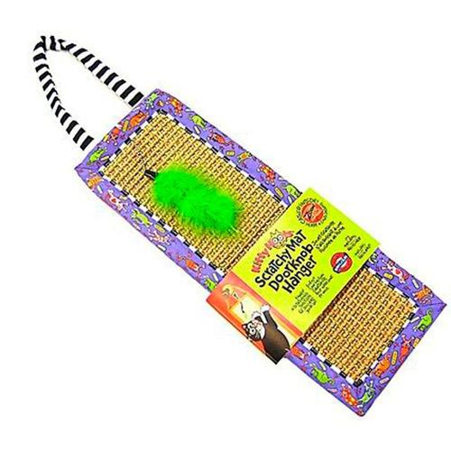 Brinquedo Arranhador Fatcat Scratchy Mat Doork nob Hanger - Tam. Único