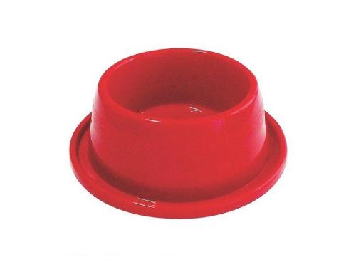 Comedouro Furacão Pet Antiformiga Vermelho 1 Litro - Tam. 03