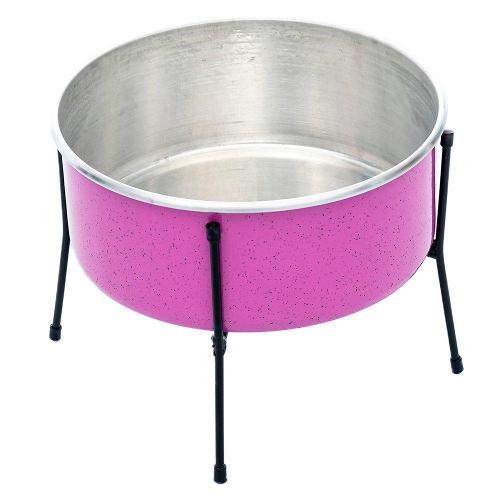 Comedouro NF Pet Aramado Simples Rosa - 2,5L