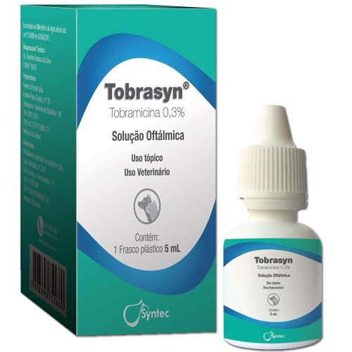 Colírio Syntec Tobrasyn para Cães e Gatos - 5 mL
