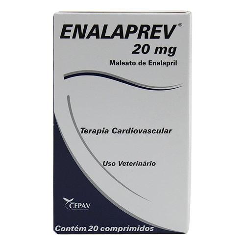 Cardiovascular Enalaprev 20 comprimidos - 20 mg