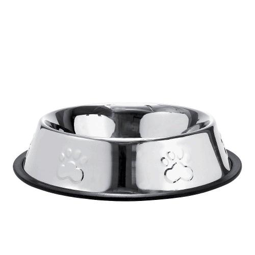 Comedouro The Pets Brasil Inox Patas Relevo para Gatos - 200 mL