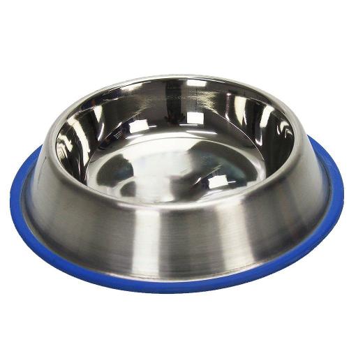 Comedouro Inox Chalesco Duramax com Silicone - 705 mL