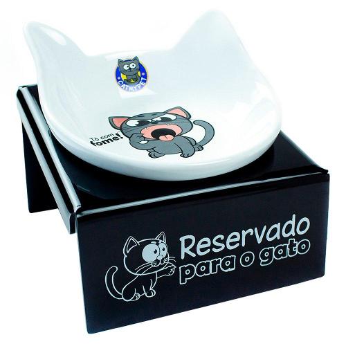 Comedouro CatMyPet Snack Cat - Preto