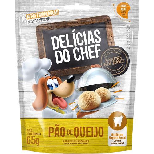 Petisco Petitos para Cães Adultos Sabor Pão de Queijo - 65g